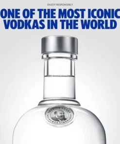 Alternative view of ABSOLUT VODKA 1L