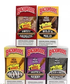 BACKWOODS AUTHENTIC CIGARS – 8 PACKS OF 5 (40 CIGARS)