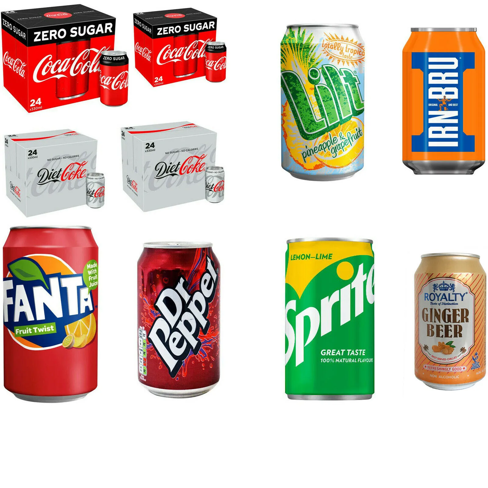 CARBONATED SOFT DRINKS WHOLESALE