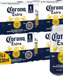 CORONA EXTRA PREMIUM LAGER BEER CAN 4.5% ABV , 24 X 330ML