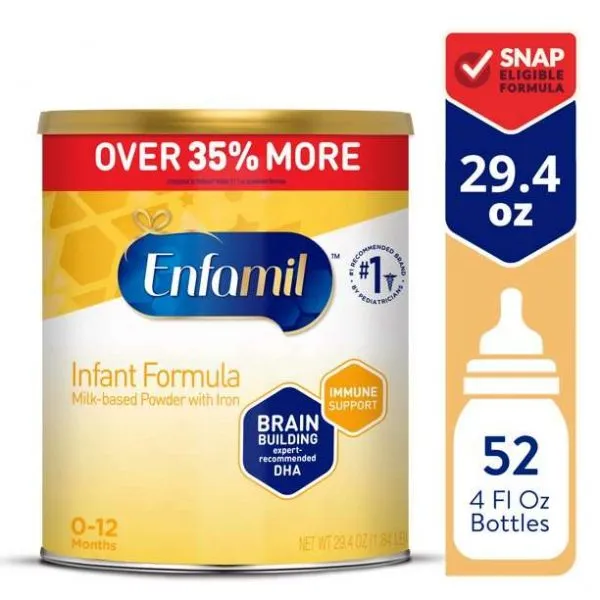 ENFAMIL INFANT FORMULA POWDER 21.1 OZ , GENTLE NUTRITION FOR INFANTS 0-12 MONTHS - Image 3