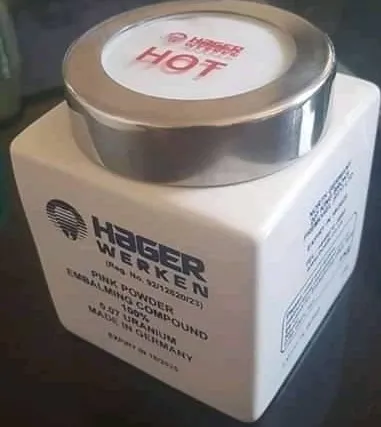 HAGER WERKEN EMBALMING COMPOUND POWDER - Image 2