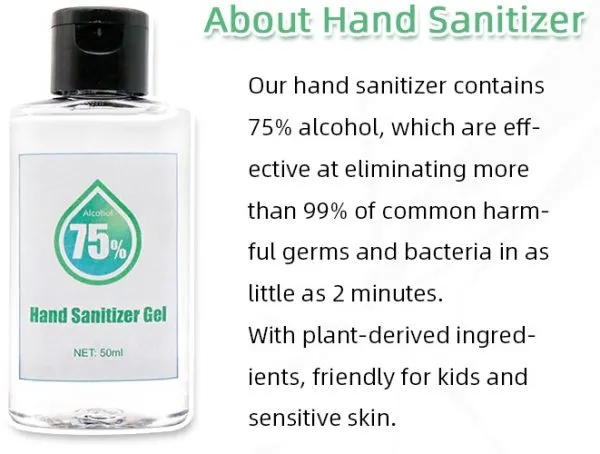 HAND SANITIZER GEL & SPRAY (75% ALCOHOL) - Image 3