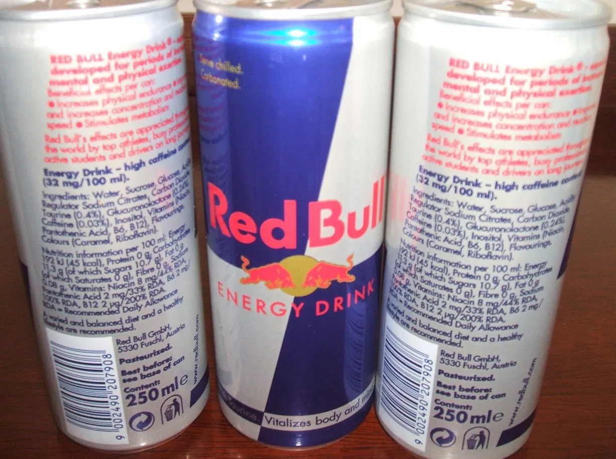 RED BULL ENERGY DRINK 250 ML AUSTRIA ORIGIN