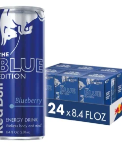 RED BULL BLUE EDITION, BLUEBERRY ENERGY DRINK