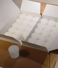 WHITE CANDLES WHOLESALE